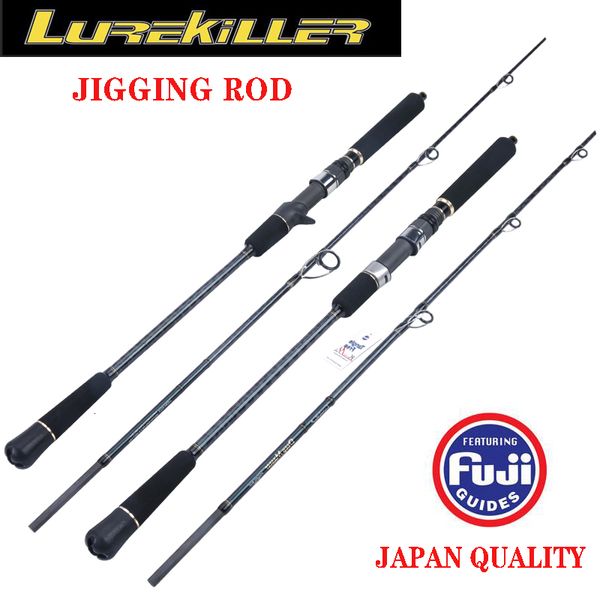 Varas de pesca para barcos Japan Full Fuji MN Guide Lurekiller Jigging Rod 1.8M PE 2-6 Lure Weight 100-300G 20kgs Spinning/casting Ocean Boat Fishing Rod 230614