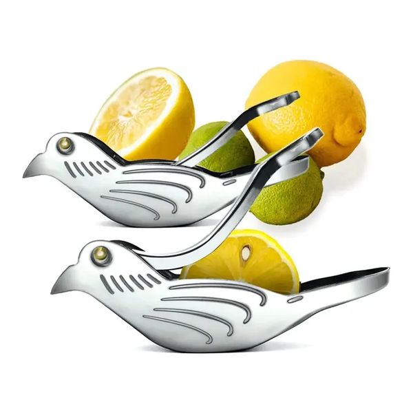 espremedor de limão de aço inoxidável mais vendido para cozinha Utensílios de cozinha Elegance Press Art Bird espremedor de limão e limão