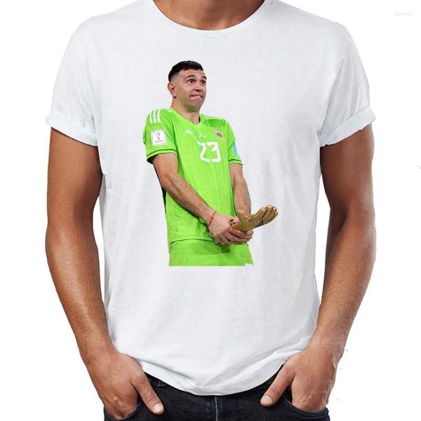 Herren-T-Shirts, Herren-T-Shirt, Argentinien-Torwart, lustiger Emiliano Martinez, tolles T-Shirt mit Grafikdruck