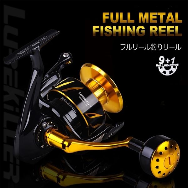 Baitcasting-Rollen Lurekiller Fishing Jigging Reel Spinning Saltwater 10B Metal 35kgs Drag Power Japan Made 230613