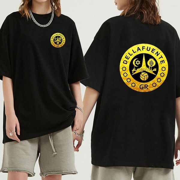 Männer T-shirts 2023 Dellafuente Hemd Männer Gedruckt Hip Hop Baumwolle Korea Männlich Ulzzang T-shirt Frauen Streetwear Kurzarm Kleidung