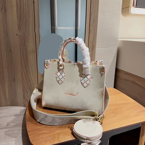 Louls Vutt Designer bag onthego Tote Bag borse di lusso borse da donna di alta qualità e borsetta Borsa a tracolla in pelle di fabbrica originale