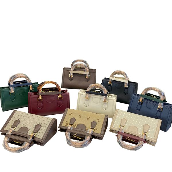 Designer-Bambus-Handtasche für Damen, Markentasche mit Griffen, PU-Leder, modische Umhängetaschen, hochwertige Handtaschen, LaoBanZhang70273