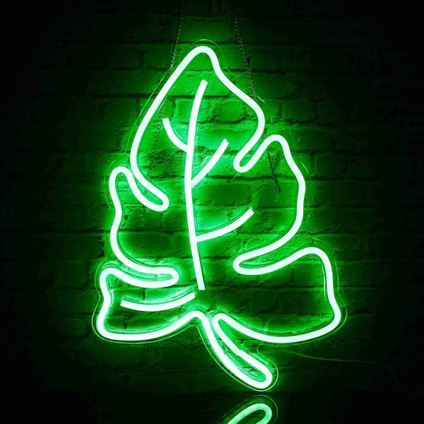 LED Neon Sign Green Neon LED Night Light Sign LED Decor per Matrimonio Compleanno Camping Camera dei bambini Neon Decor da USB R230614