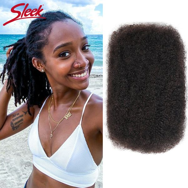 Volumes de cabelo elegante peruano apertado afro crespo em massa 100% cabelo humano para dreadlocks trança trançada extensão de cabelo preto natural cor 50g 230613