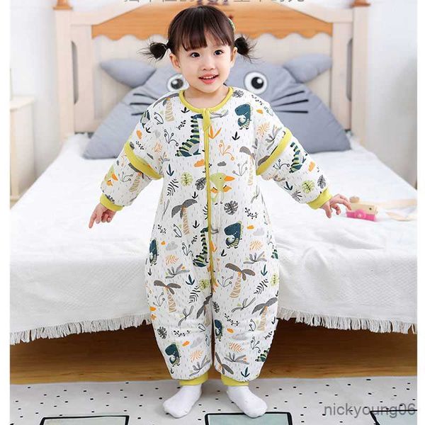 Sacchi a pelo Boy Autunno e inverno Neonato per uomo Donna Stampato Sleep Can Fasciatoio per pannolini R230614