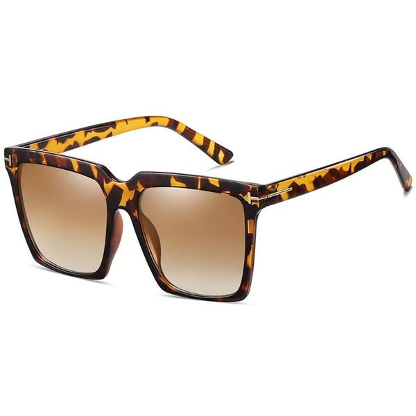 Óculos de sol da moda, T-box masculino e feminino, óculos de sol legais de personalidade