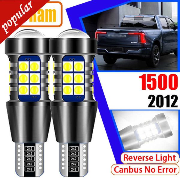 Novo 2 pcs lâmpadas de carro t15 912 canbus erro livre 921 led luz reversa w16w lâmpadas de backup para ram 1500 2012