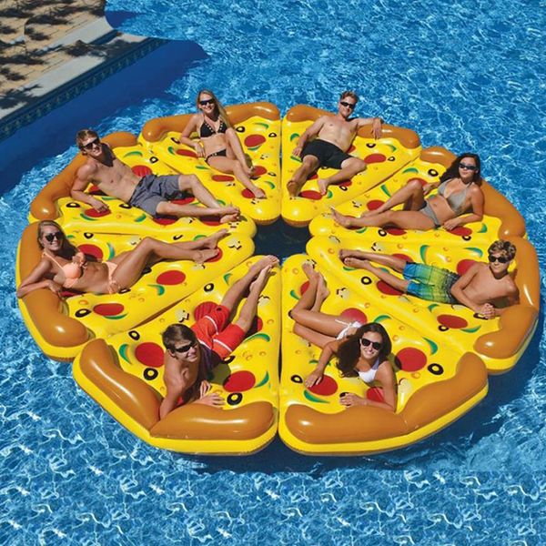 Galleggianti gonfiabili Tubi Protezione ambientale PVC Galleggiante Fila Frutta Pizza Gelato Piscina Giocattolo Gonfiabile Anello da nuoto Spiaggia Letto ad acqua Adulto 230613