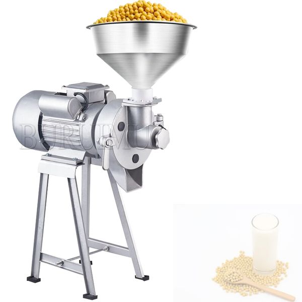 Grano Grinder Macchina per Latte di Soia Commerciale Polpa Mix Fresatrice Grani Erbe Spezie Mais Rettifica Fresatrice220V