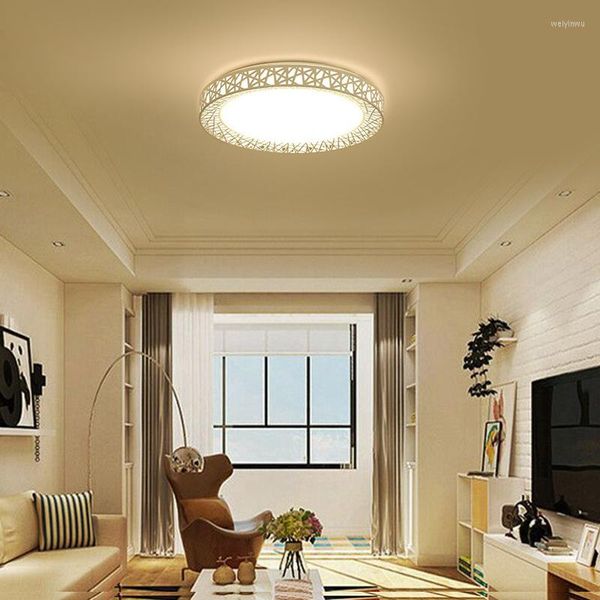 Plafoniere LED Light Bird Nest Lampada rotonda Apparecchi moderni per soggiorno Camera da letto Cucina TSLM
