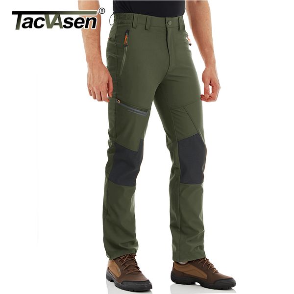 Calça Masculina TACVASEN Verão Ao Ar Livre Secagem Rápida Leve Caminhada Acampamento Multibolsos Ripstop Pesca Montanha Calças 230614