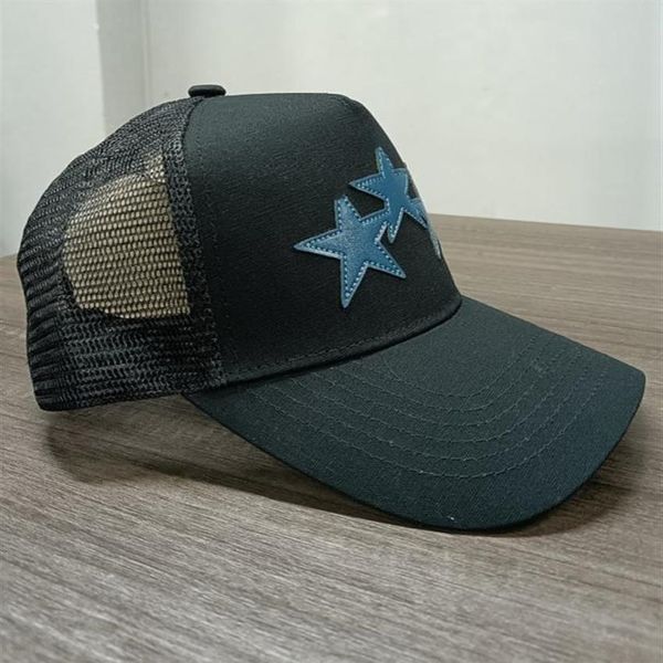 Berretto da baseball Street Blue Men039s e Women039s Cotton Canvas Trucker Hat Stile europeo e americano3314239312M