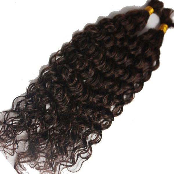 Masse di capelli Capelli umani brasiliani Tessitura di capelli sfusi ricci profondi per intrecciare 100% non trattato Nessuna trama Estensioni sfuse di capelli umani 3PcsLot 230613