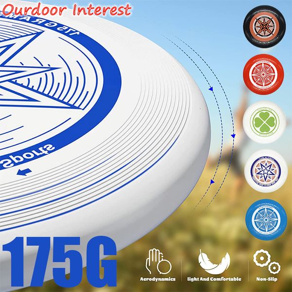 Giochi all'aperto Attività Ultimate Flying Disc 175g 10.75'' Sport Disc Carichi di colori disponibili Adatto per competizioni Team Flying Disc Outdoor Toy 230613