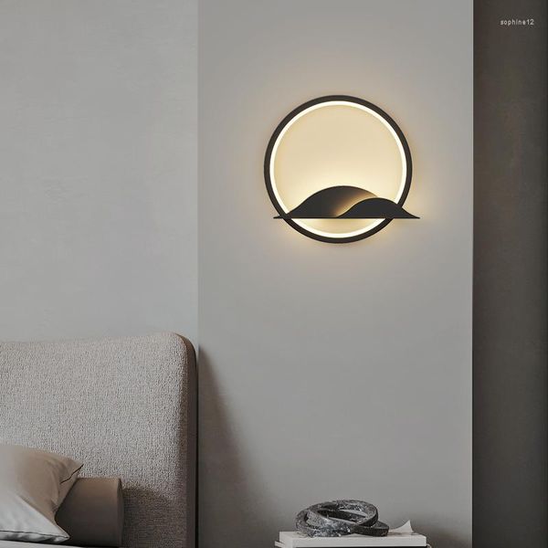 Duvar lambası Led Başucu Kapalı Aydınlatma Işıkları Yatak Odası Yaşam Salonu Oda Tepesi Tasarım Ev Dekorasyon Arka Lambalar Armatürler