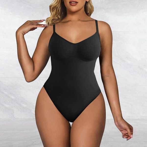 Intimo modellante da donna Body modellante per il corpo senza cuciture Pancia che controlla BuLifting Slip perizoma taglie forti Compressione senza spalline per le donne