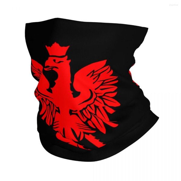 Шарфы Польский флаг красный орл бандана шейный крышка с печено