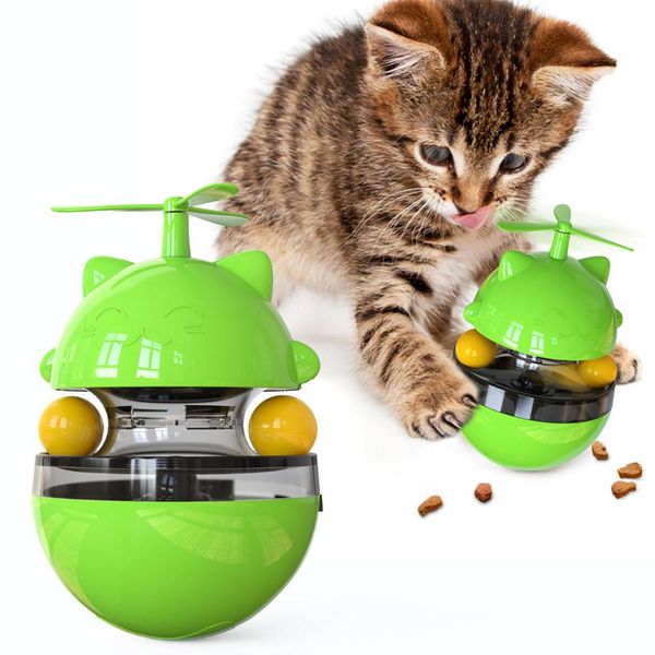 Whirlwind Cat Toys Tumbler Cat Feed Toys Cat Turntable Toy Puzzle Toy Suprimentos para animais de estimação