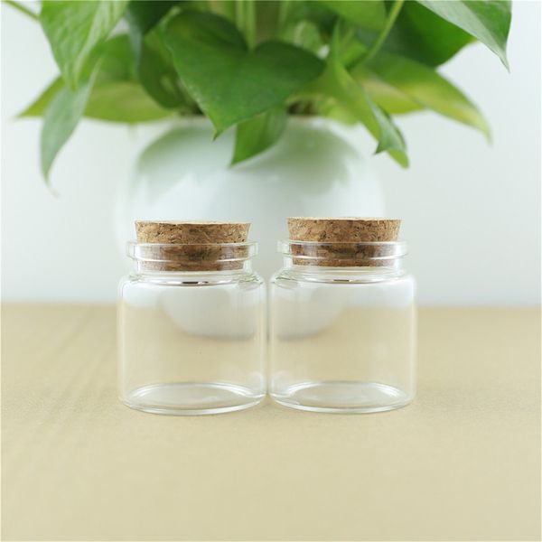 Scatole di immagazzinaggio Bidoni 12pcsLot 4750mm 50ml Bottiglie di vetro con tappo in sughero Spicy Tiny Bottle Jar Contenitori Spice Fiale Craft Fai da te Piccoli vasetti 230613