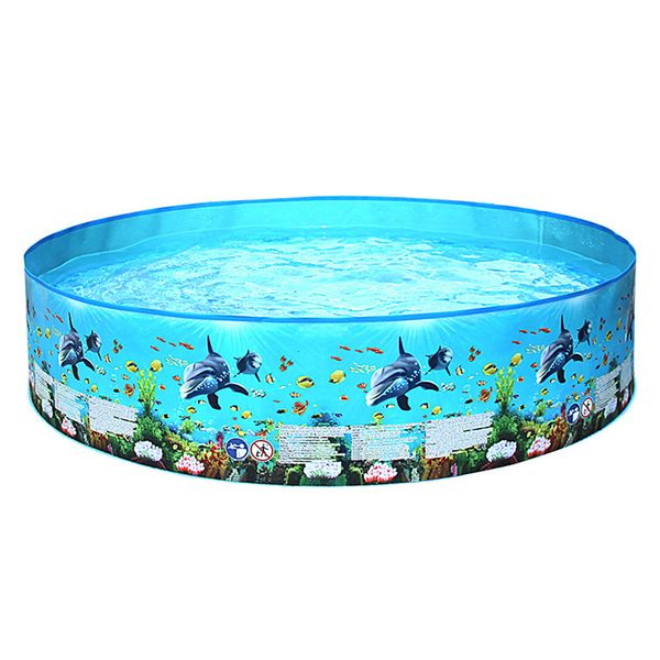 Giochi con la sabbia Divertimento in acqua Piscina in plastica dura senza gonfiaggio Piscina pieghevole portatile Piscina per famiglie Piscina rotonda per neonati Bambini Adulti 230613