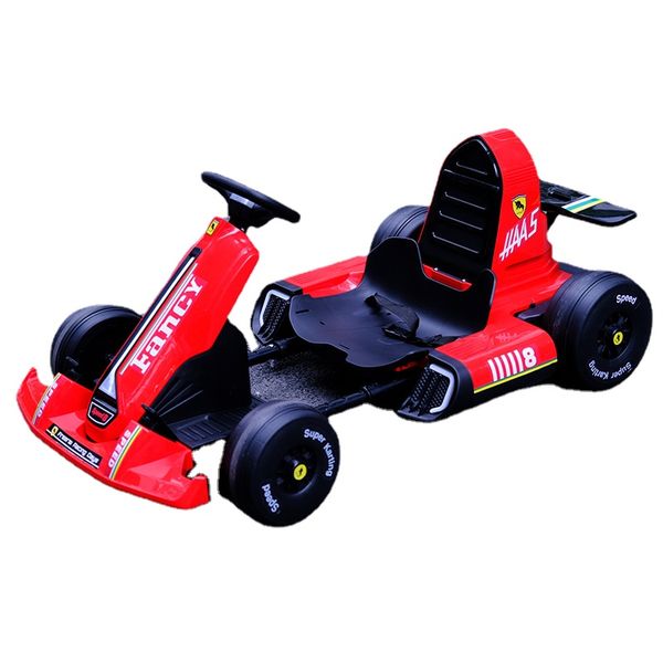 Il go kart elettrico per bambini può portare le persone alla deriva con la ricarica dell'auto telecomandata 3-6-8 anni passeggino giocattolo macchinina