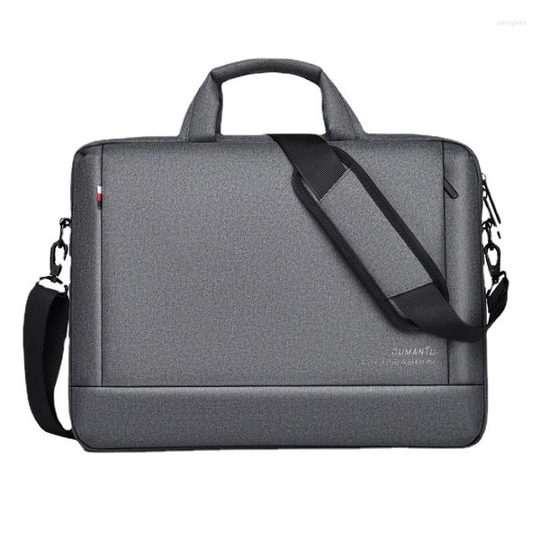 Maletas Bolsa de ombro masculina Business Computer Oxford Pano Pasta 15,6 