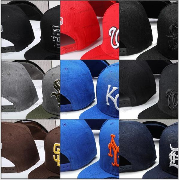 2023 Men's All Teams Sport Snapback Caps Flat Mix Colors Vintage Baseball Регулируемые шляпы с серым цветом под краем одного размера.
