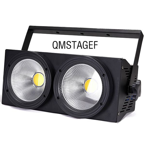2X100W 2in1 Bianco caldo Bianco freddo LED COB Blinder PAR Light DMX 512 Stage Lighting per DJ Stage KTV