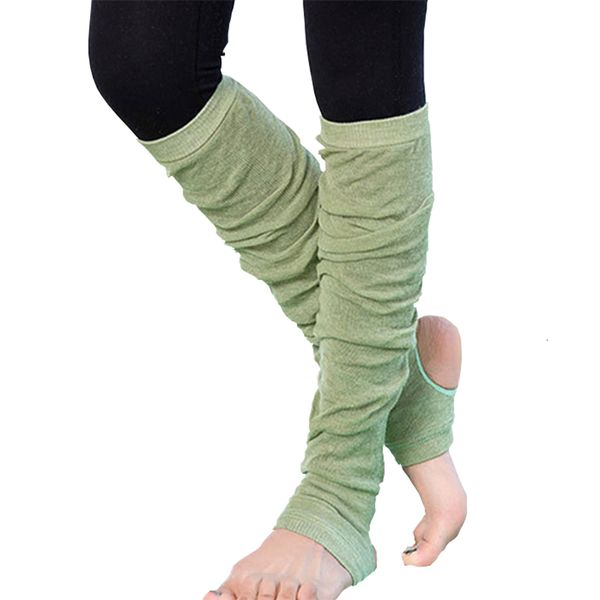 Sportsocken Sommer dünne Slouch Socken Frauen Baumwolle Beinwärmer Oberschenkel hohe Strümpfe Damen Tanz Pilates Yoga Training Sportbekleidung Lange Socken 230613