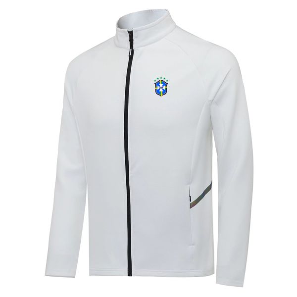 Brasile Cappotto sportivo per il tempo libero da uomo Cappotto caldo autunnale Camicia sportiva da jogging all'aperto Giacca sportiva per il tempo libero