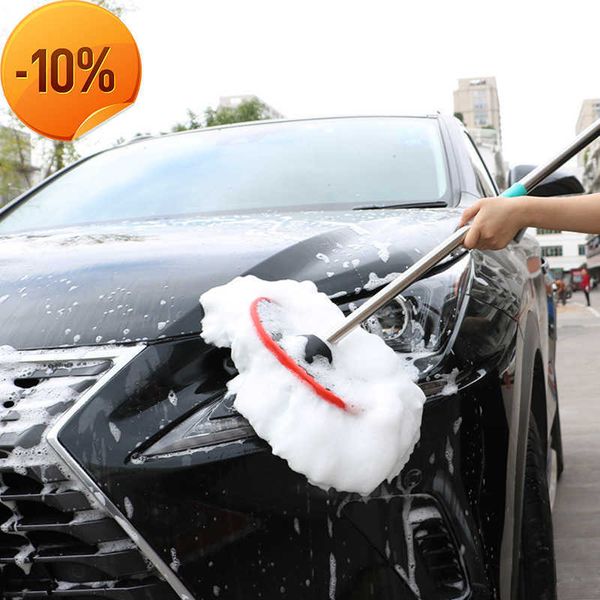 Wholesale Car Cleaning Brush Telescoping Long Handle Cleaning Mop Car Body Wipe Wheel Glass Brush Milk Silk Duster Beauty Cleaning Tools