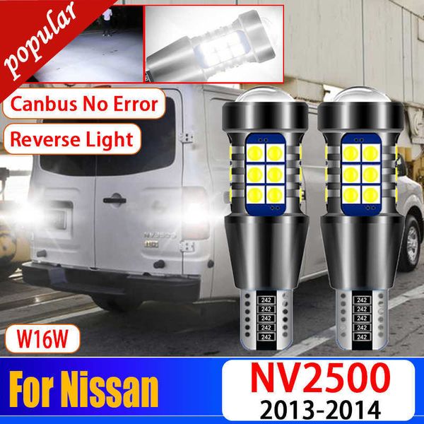 Yeni 2pcs Araba Canbus Hatası Ücretsiz 921 LED Ters Işık W16W T15 Nissan NV2500 2013 2014 için Yedek Ampuller