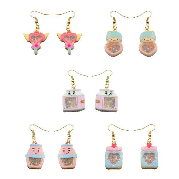 Charm Kawaii Bacchetta magica Cartoon Orecchini Costume Trendy Style Donna Ragazza Gioielli Regali Drop Delivery Smtvz