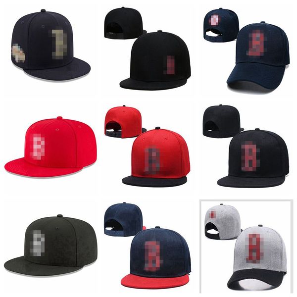 24 Styles Red Soxss- B Lettera Snapback S Sport Summer Style Mens Berretti da baseball Gorras Bone Donna Cappelli Hip Hop