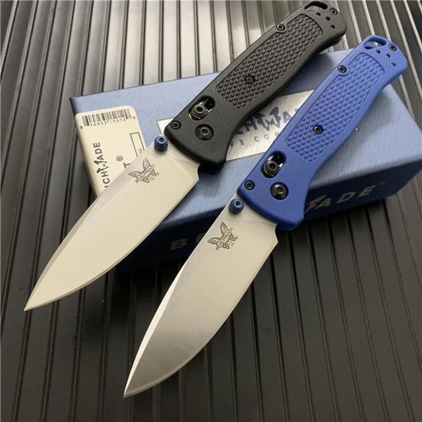 324 Cabo 535535S Faca Dobrável AXIS quotS30V BENCHMADE Polímero Satin Plain Bugout Blade BM601 Camping Knife BM BM42 BM940 Rq84662258