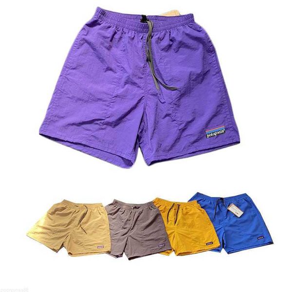 Shorts masculinos coreano do sul americanos verão vintage shorts de secagem rápida saquinhos ao ar livre praia casual capri