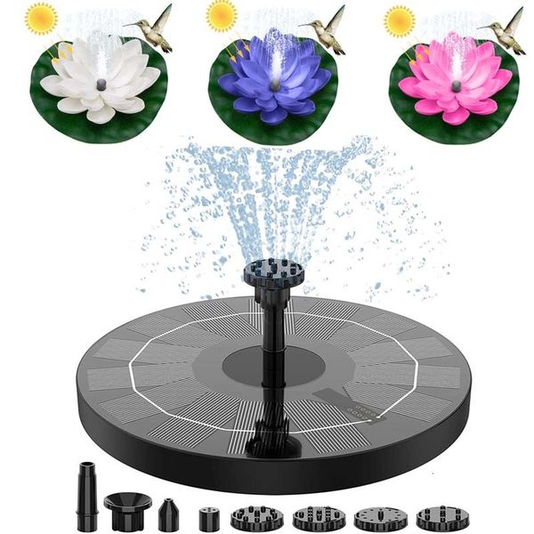 Decorazioni da giardino Decorazione da giardino Mini fontana solare per esterni Piscina Stagno Cascata Fontana Bagno per uccelli Pannello solare Alimentato Decorazione domestica 230614