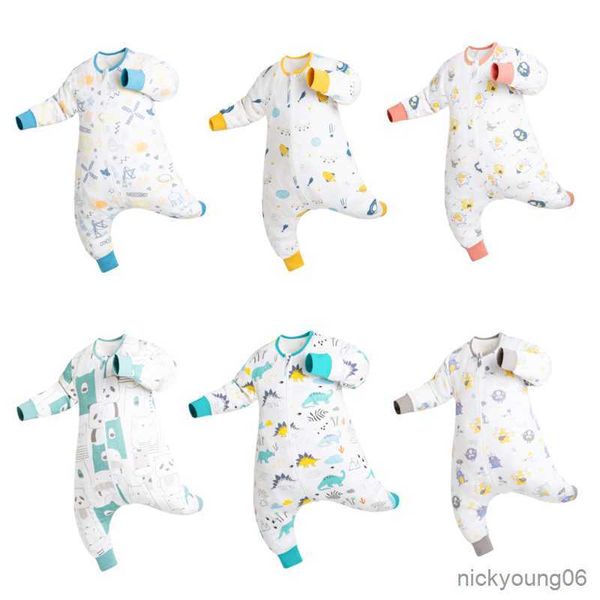 Sacos de dormir para bebê Saco de dormir com pés primavera verão cobertor perneiras de algodão para bebês recém-nascidos macios roupinhas R230614