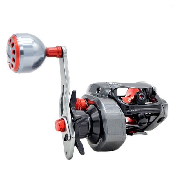 Baitcasting-Rollen CAMEKOON Left Right Hand 7,3 1 Ultra Smooth Saltwater Bait Caster Wheel mit Magnetbremse Karpfenangeln Spule 230613