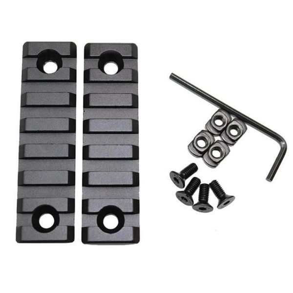 Охота на 20 -миллиметровую железнодорожную рельс Picatinny 7SLOTS MLOK RAIL MLOK RALWAY BASE M LOK ADAPTER ADAPTER RAIL 8039092335C