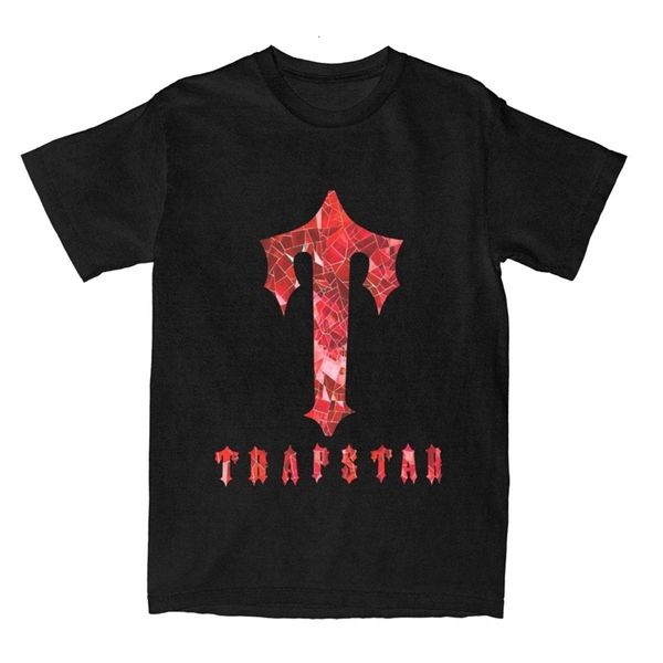 T-shirt da uomo Uomo Donna Trapstar Camicia Merch Puro cotone Top Novità Manica corta Girocollo T-shirt Idea regalo T-shirt 230613