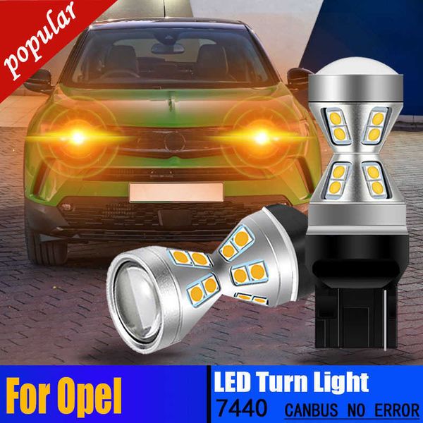 Новая 2X WY21W T20 7440A CANBUS LED LED SIGNGING LIGHT LAULBER BLINKER для Opel Ampera 2011-2015 Ampera-E Mokka X 2012 2013 2014 2015 2016