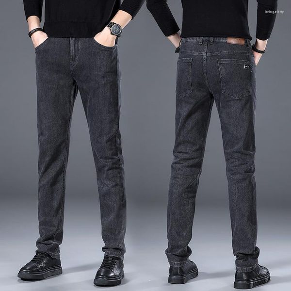 Jeans masculino 2023 designer leve de luxo marcas de moda masculina calças retas roupas masculinas da moda calças casuais que combinam