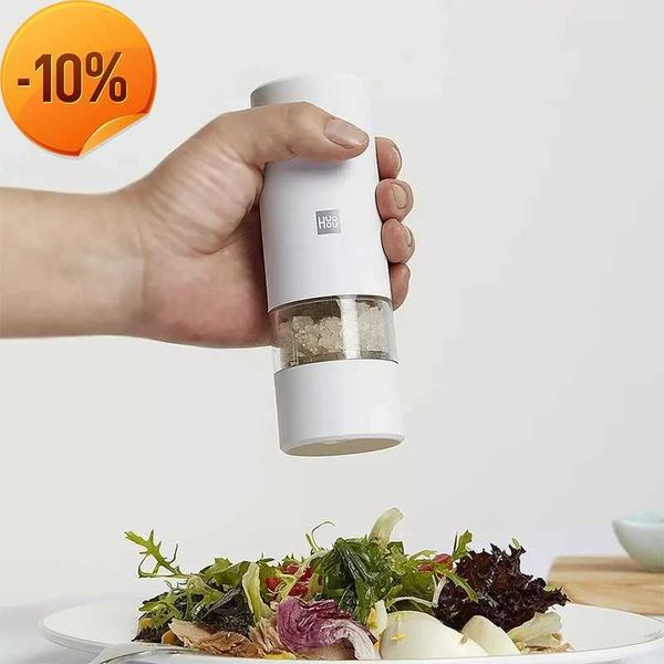 New Youpin Electric Automatic Mill Pepper And Salt electric grinder LED Light Peper Spice Grain For Cooking Electric Automatic Mill