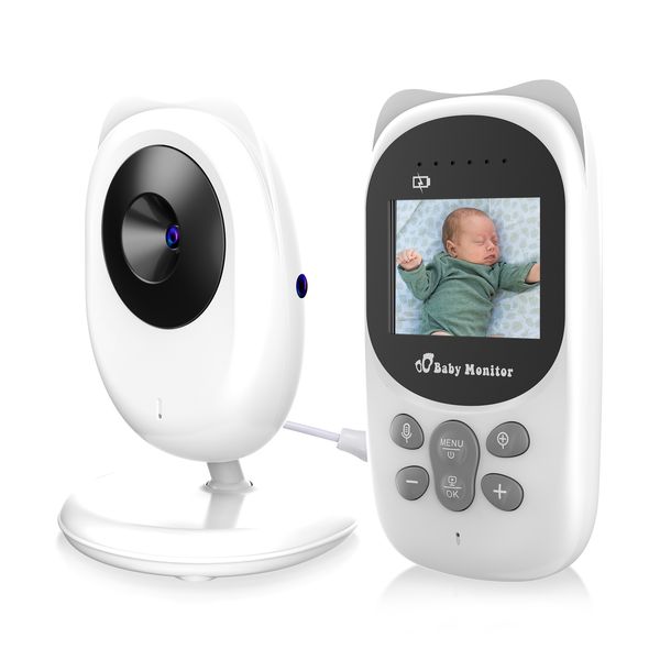 Baby Monitor Camera Video digitale wireless per bambini con schermo LCD da 24 pollici Trasmissione 50M Supporta conversazione bidirezionale 230613