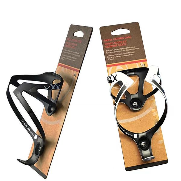 Garrafas de água gaiolas xxx ultralight completo fibra de carbono mountain bike bike garrafinha gaiola 16g garrafa de água porta -água suporte 230614