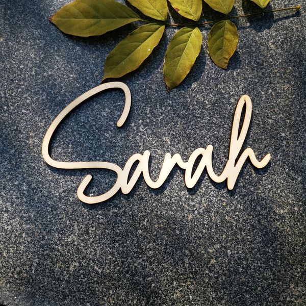 Altri articoli per feste per eventi Pesonalized Wood Baby Name Sign Decorazione della scuola materna Nome personalizzato Sign Anniversario di matrimonio Baby Shower Regali per feste Ornamento per la casa 230613