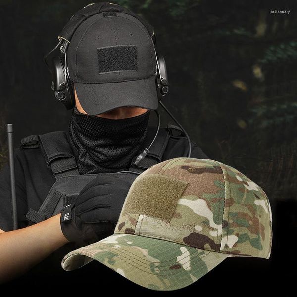 Top Caps Erkekler Gorras Beyzbol Kapağı Camo Erkek Hombre Kamuflaj Taktik Şapkalar Günlük Açık Spor Çalışan Snapback Hat 2023