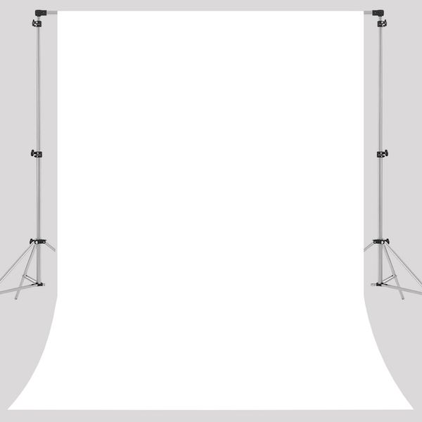 Fotoğraf stüdyosu arka plan fonu ekran bezi vinil kumaş 0.9x1.5m/1.5x2.1m /1.8x2.5m/1.8x3m kamera stüdyosu için beyaz fotoğraf aydınlatması